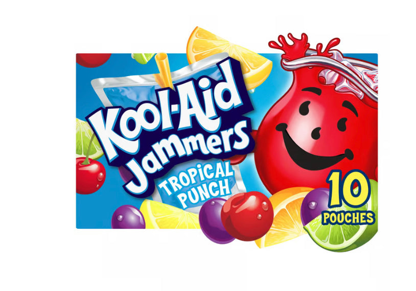 Kool-Aid Jammers-Tropical Punch ( 10 in a pack)