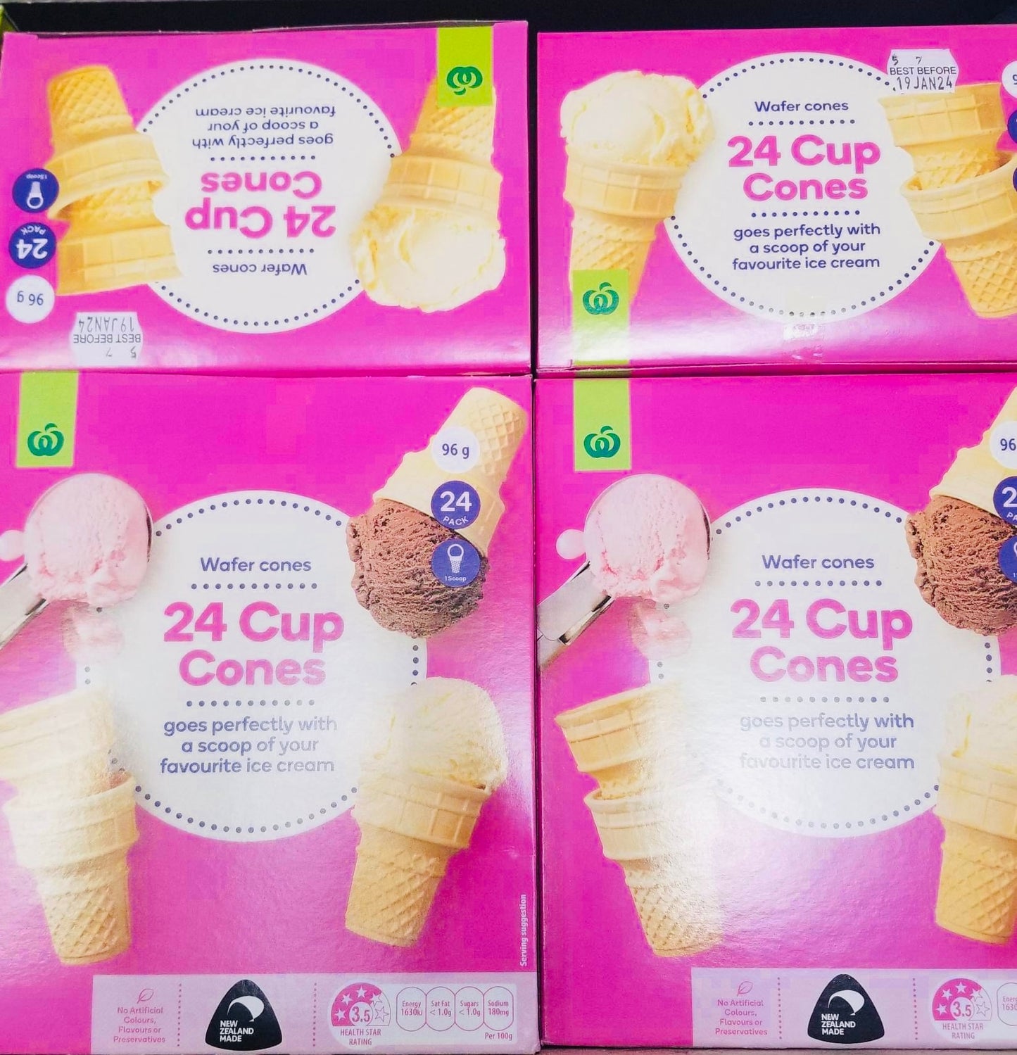 Waffle Cones-24 cup cones
