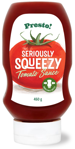 Tomato Sauce seriously squeezly