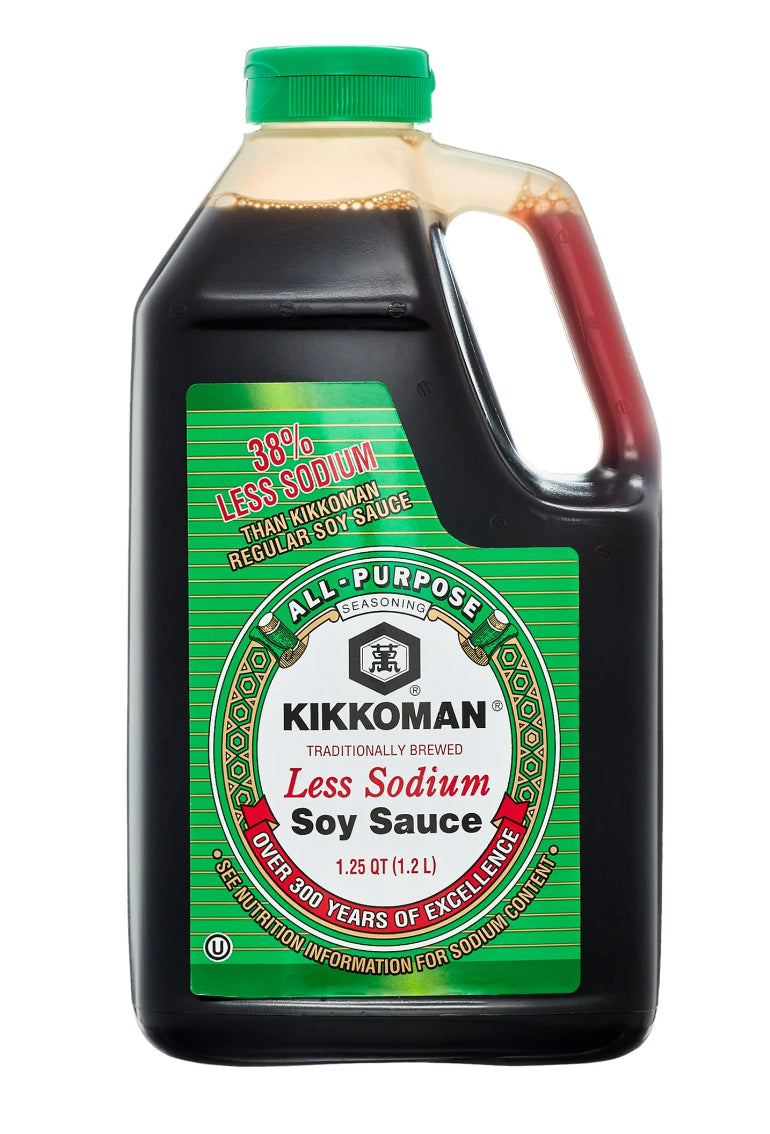 Kikkoman Less Sodium Soy Sauce (2qt)