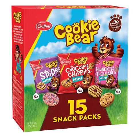 Cookie Bear Snack Pack (15 piece)