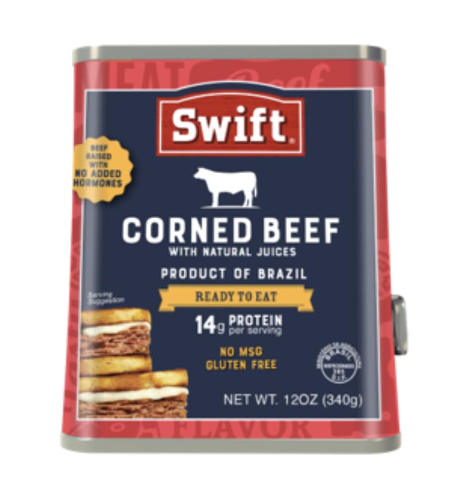 Swift Corned Beef Product from Brazil