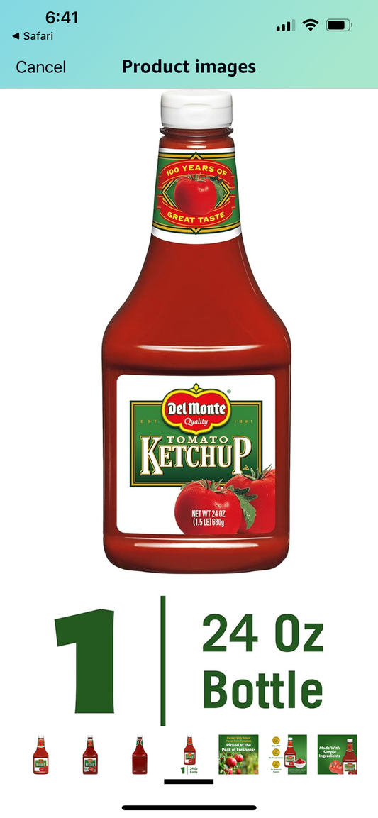 Del monte tomato Ketchup