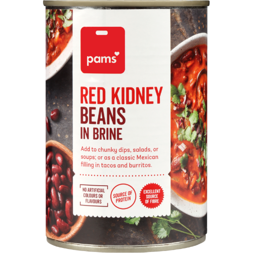 Pam’s Red Kidney Beans in brine