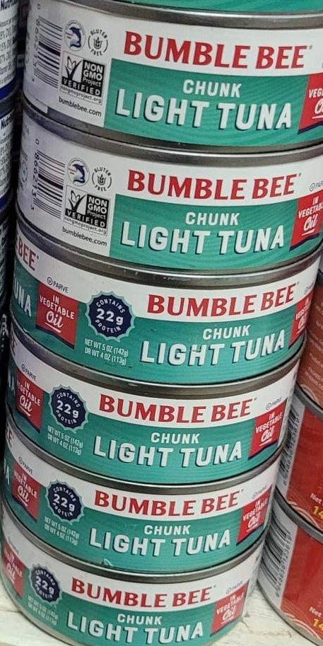 Bumble bee chunk light tuna