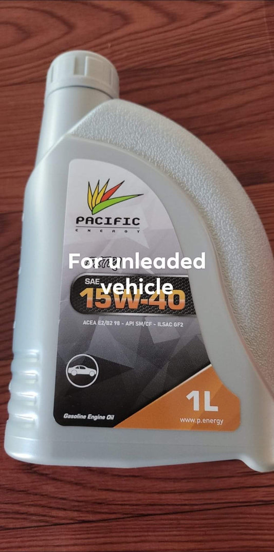 Pacific 15W-40 unleaded for vehicle