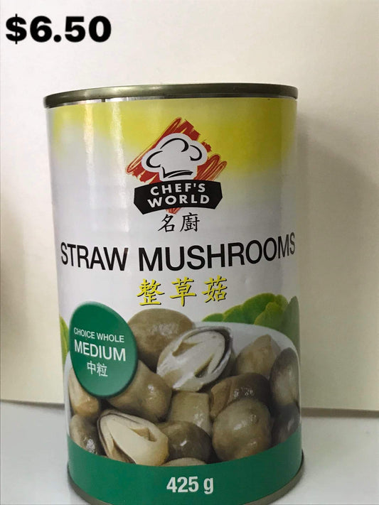 Straw mushrooms