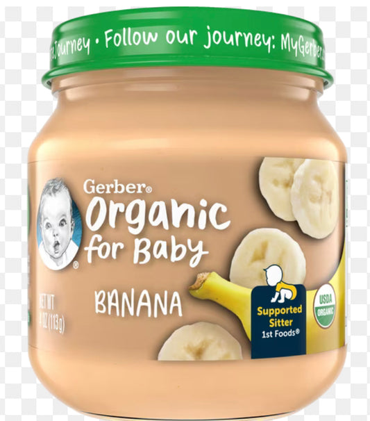 Gerber banana Baby food