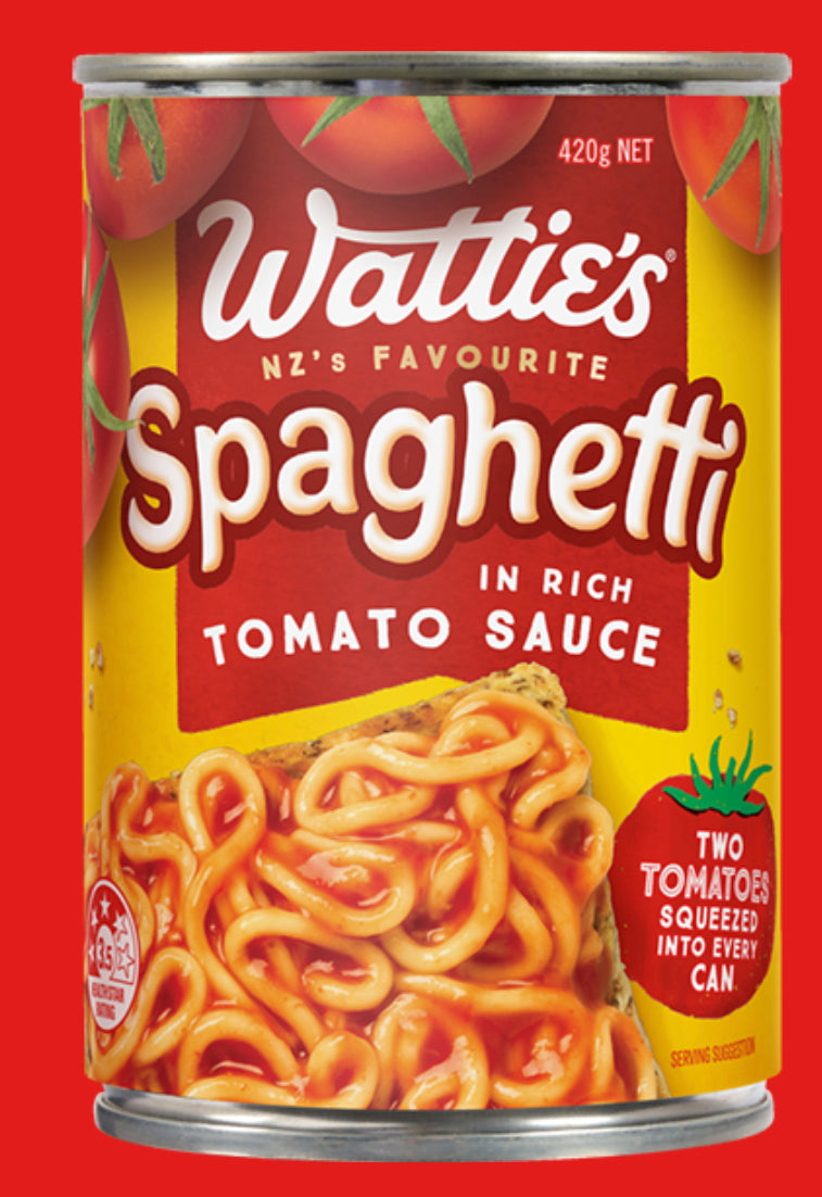 Wattie’s Spagetti in rich tomato sauce 820g