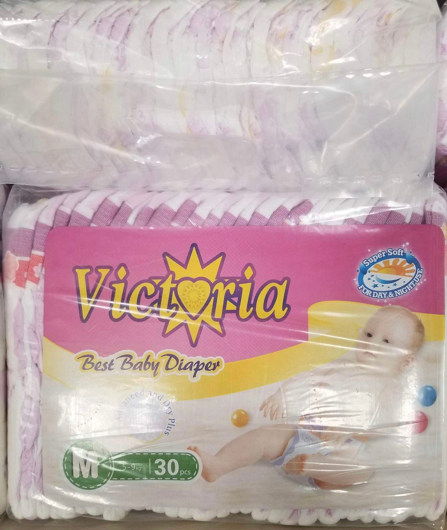 Victoria Medium Diaper-30pcs (5-9kilo )