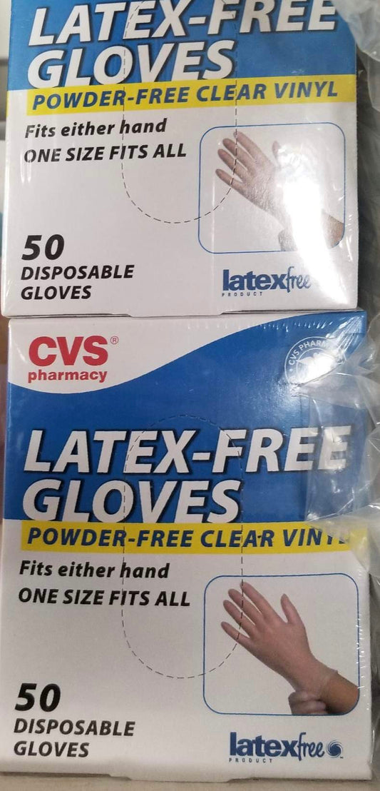 Latex Free Gloves-50 disposable gloves