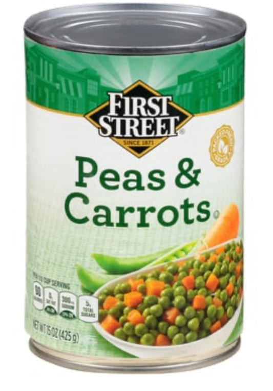 First Street Peas & Carrot 425g