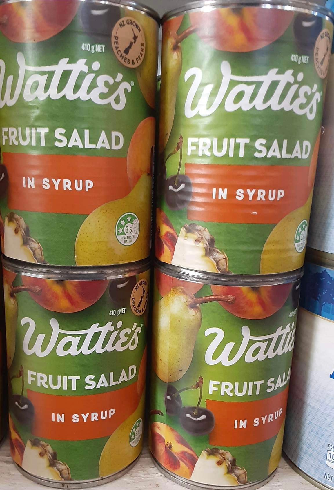 Wattie’s Fruit Salad in syrup