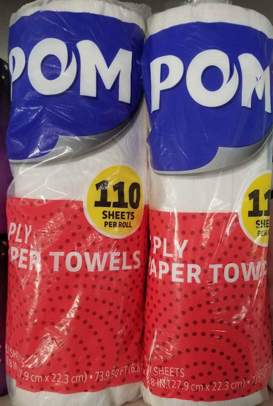 Paper towels (110 sheets)