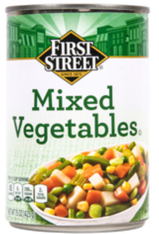 First Street-Mixed vegetable 425g